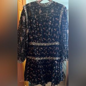 Rebecca Taylor La Vie Floral Mini Dress - Never Worn